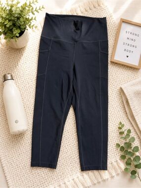 Yogalicious charcoal High-Waist 7/8 Leggings